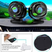 Car Air Circulation Fan 360� Rotatable Auto Car Cooling Fan