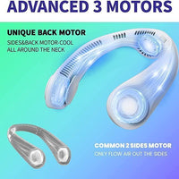 79 mAh Portable Neck Fan with 5200 Outlets